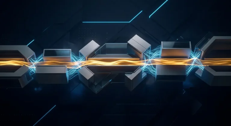 Conversion rate optimization visual showing revenue escaping at the structural joints of a connected website system.