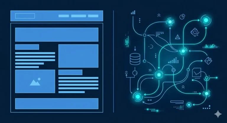 website without a system vs system-based website