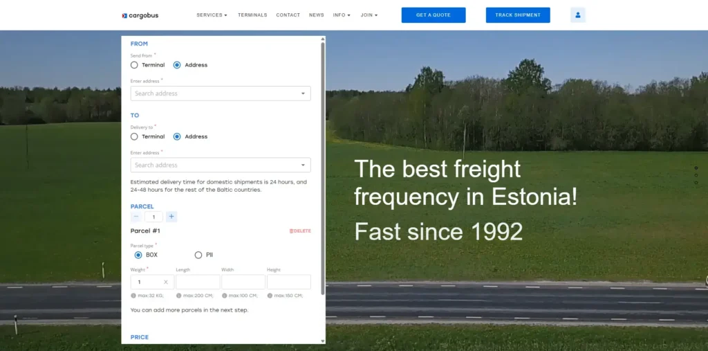 cargobus new website wordpress interface after system migration