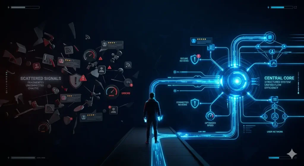 website trust signals examples system visualization