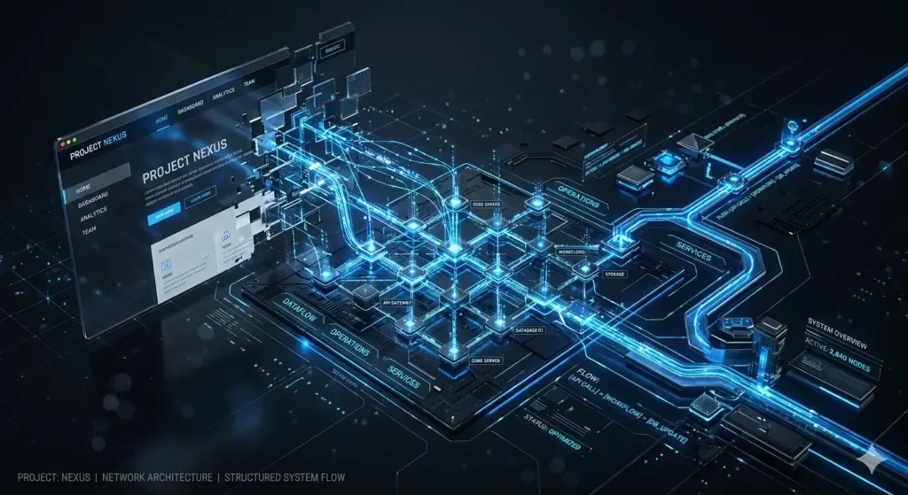 website redesign strategy system visualization