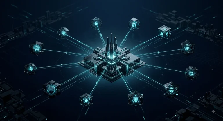 Website api integration shown as a central site connected to CRM, booking and payment systems.
