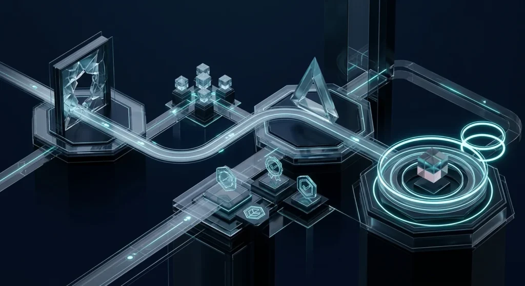 Website trust signals placed throughout a customer decision journey.