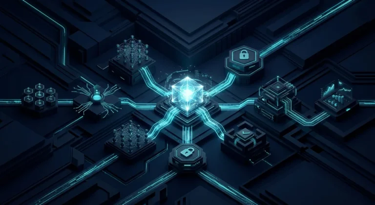 Website workflow automation connecting seven business processes from inquiry to measurement.